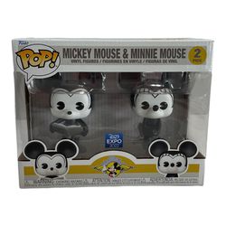 2pak Mickey & Minnie Funko Pops Disney D23 Expo 2022 MIB