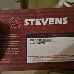 Stevens Model 320 12 Manual