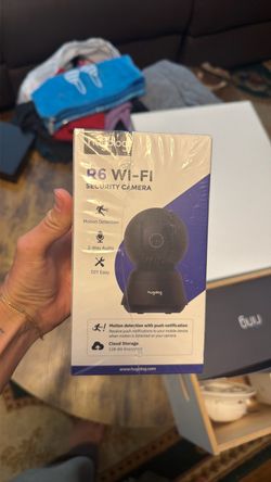 NEW Hugolog R6 Wi-Fi Security Camera – Motion Detection + 2-Way Audio