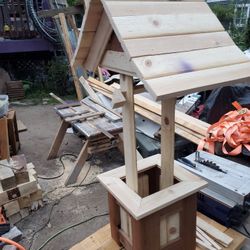 Wooden Wishing Well