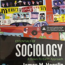 Essentials of Sociology by James M Henslin 13th ed