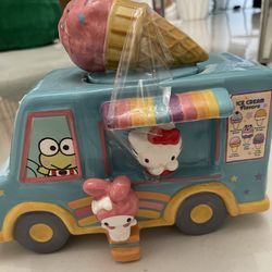 Hello Kitty ice cream truck canister