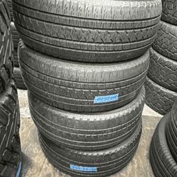 255 55 20 Bridgestone Dueler Set of 4 Used