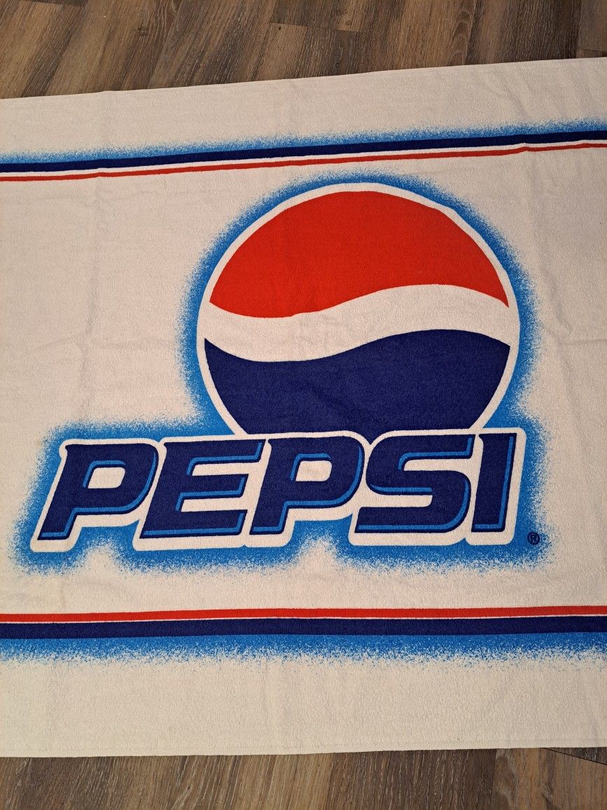 1990s Pepsi Beach Towel New