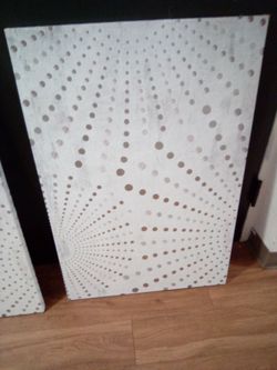 Canvas picture frames