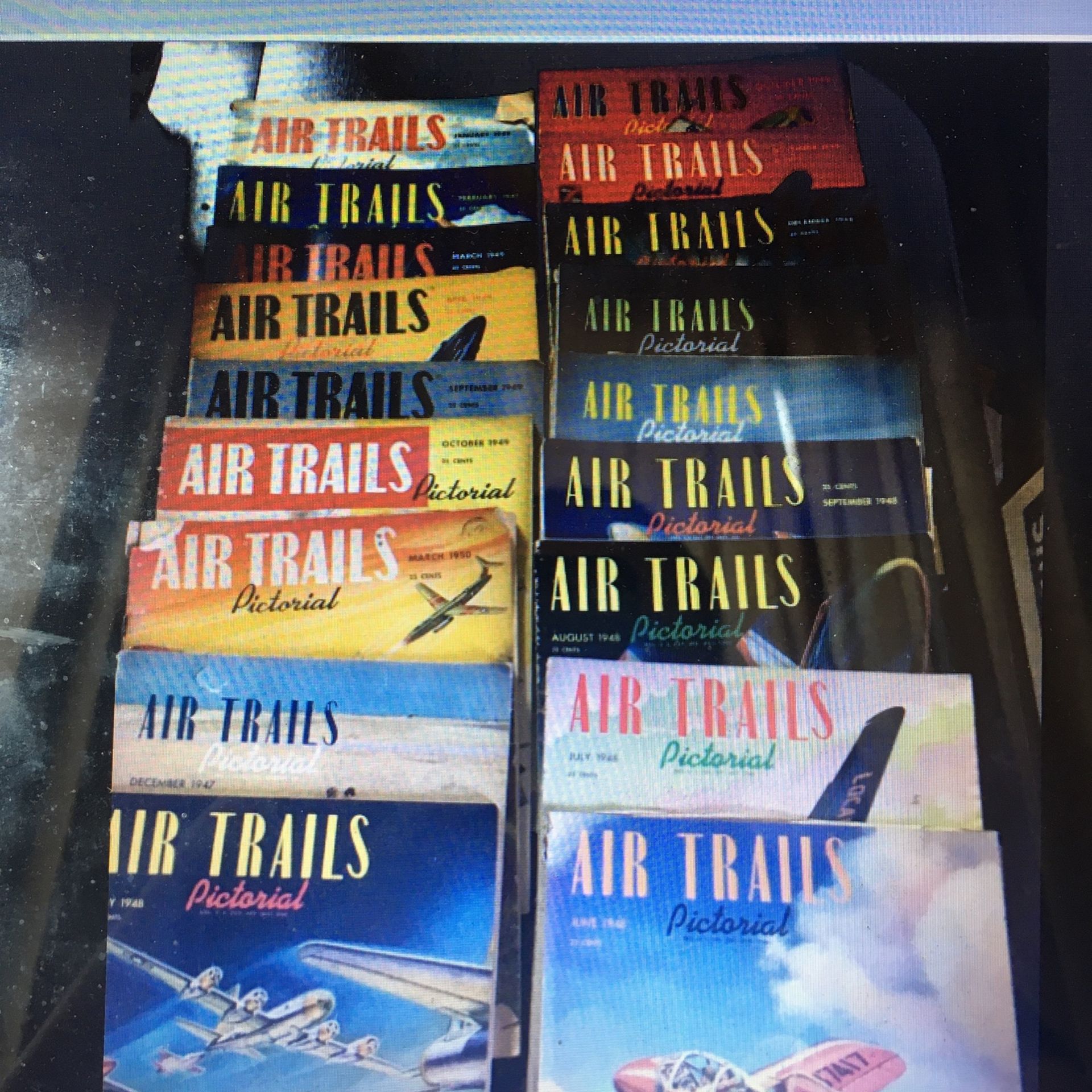 Vintage Air Trails Pictorial Magazine 38 Issues From The 40s And 50s