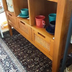 Side Table With 3 Drawers- Located In Shelton 