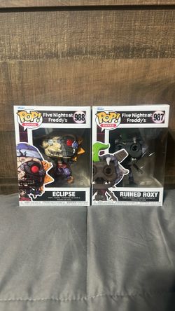 Eclipse + Ruined Roxanne Wolf Funko pop Security breach