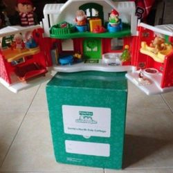 Fisher Price Little People Santa's North Pole Cottage Toys R Us Exclusive 2013 **RARE**LIGHTLY USED! Box Ok!
