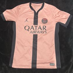 Pink PSG jersey size small