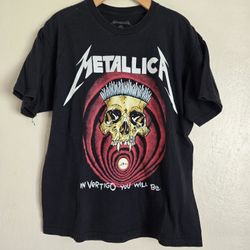 Y2k Vintage Style Metallica Pushead Shirt