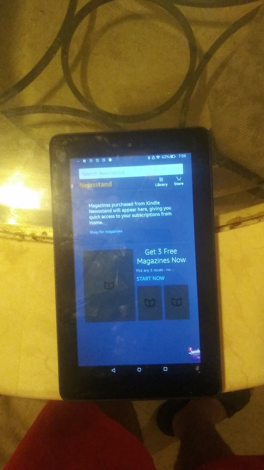 Amazon fire tablet