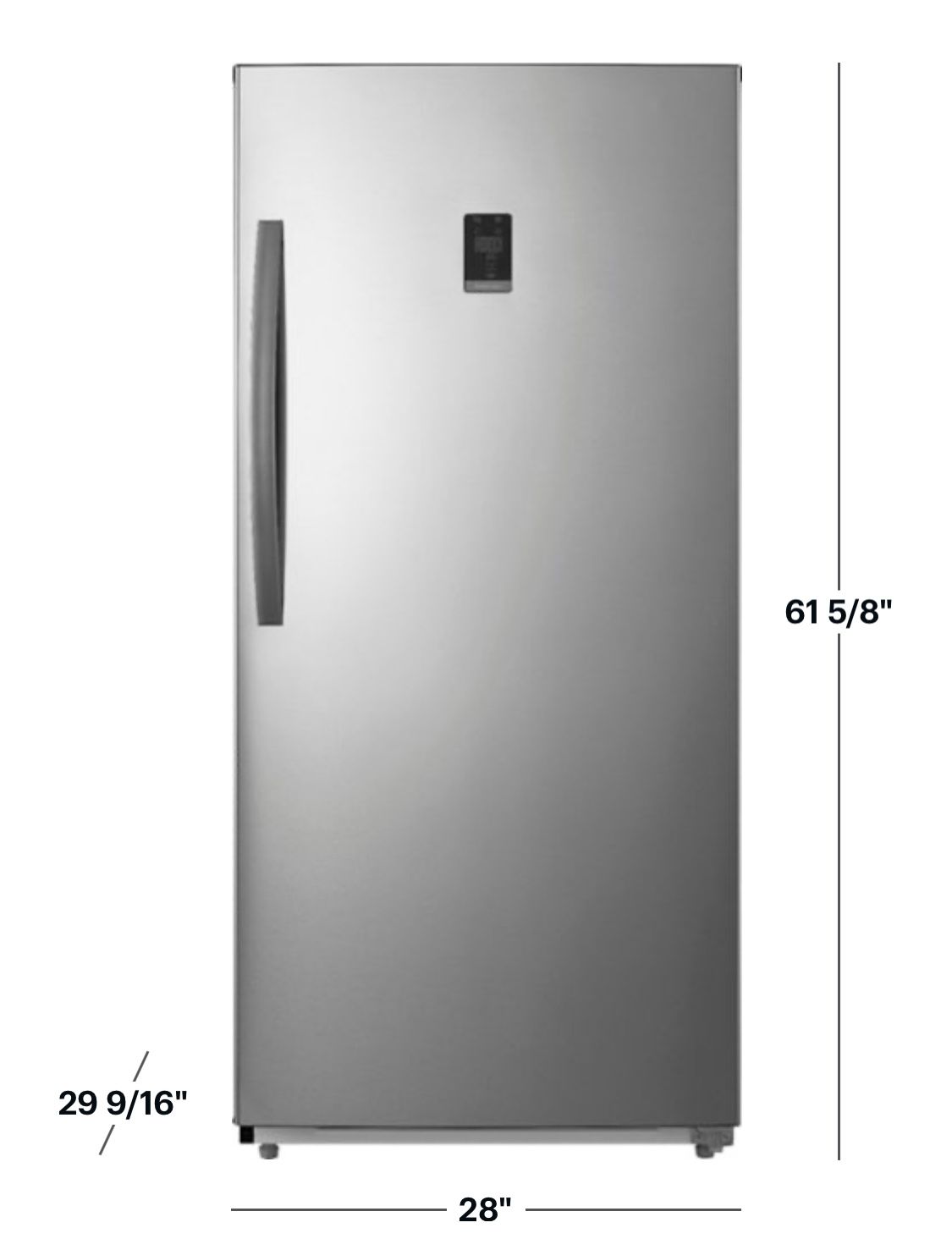 ❄️ NEW Insignia - 13.8 Cu. Ft. Garage Ready Convertible Upright Freezer - Stainless steel