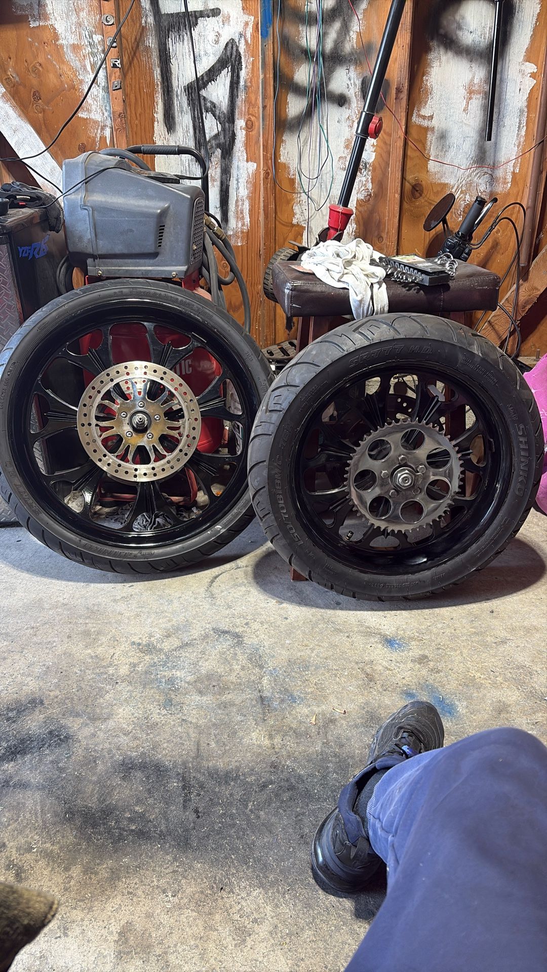 23 Inch Front & 18 Inch Rear Rims For Harley Davidson