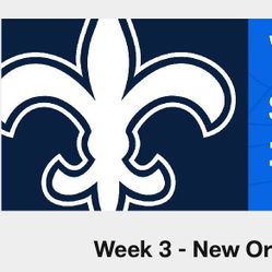 Seahawks vs Saints, 2 Tickets ($250 Per, $500 Pair)