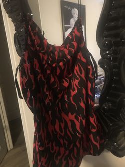 Flames tank top