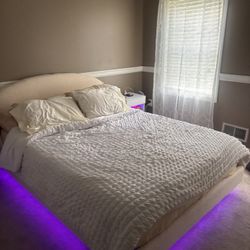 Floating Bed frame (queen)