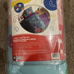 Brand New Unicorn Twin Size Bed Sheets 