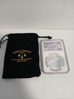 Gold & Silver Pawn Shop Original Old Man Silver Medallion