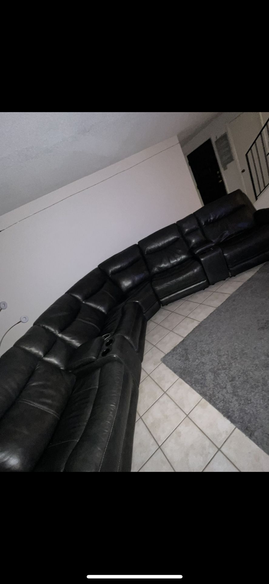 Leather Living Room Couch Set