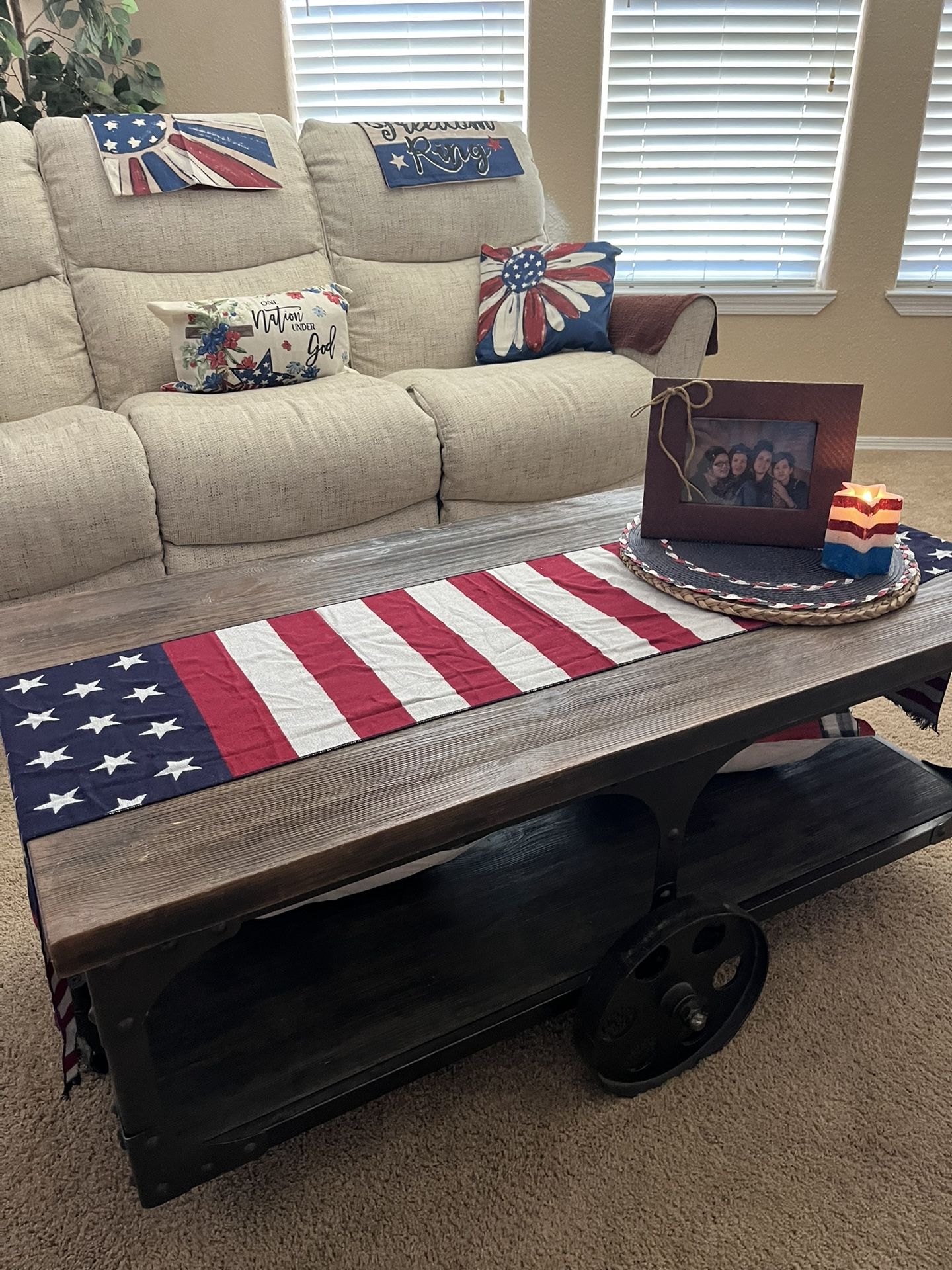 Unique And Heavy Coffee Table