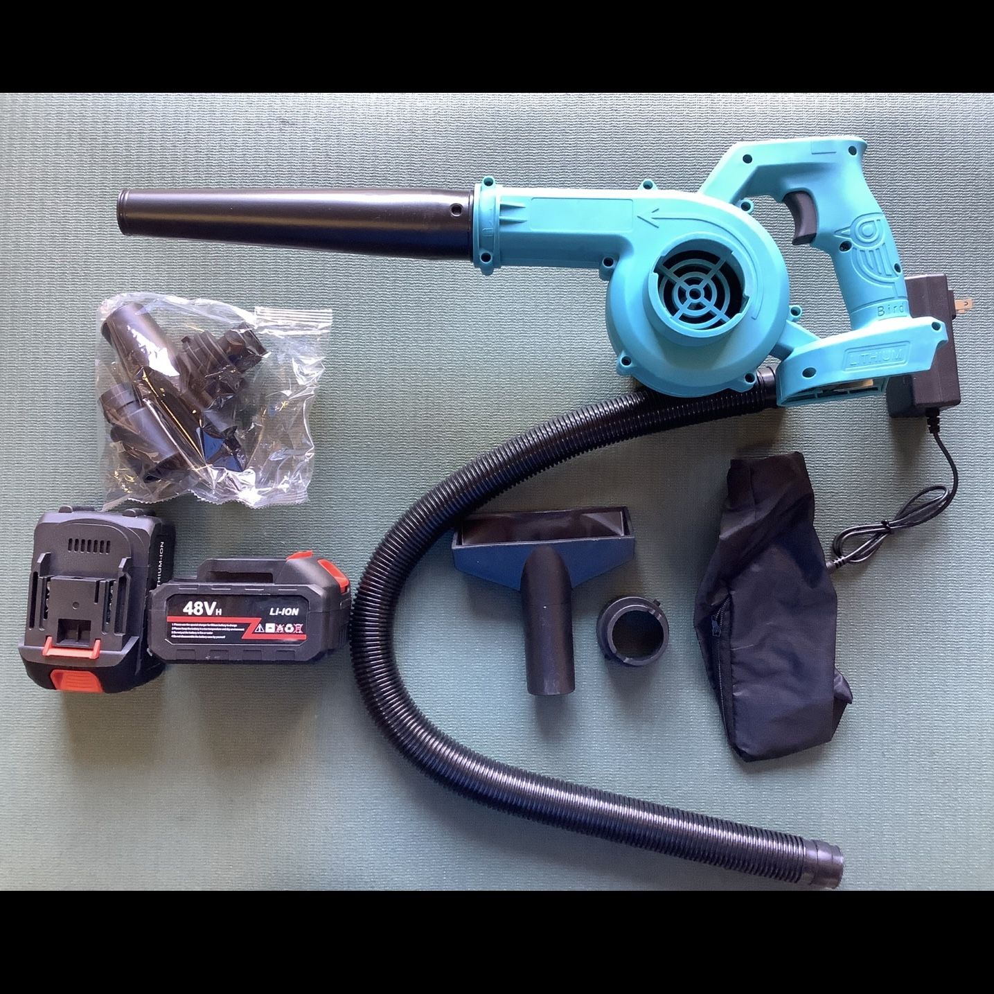 Cordless Blower With 2 Batteries