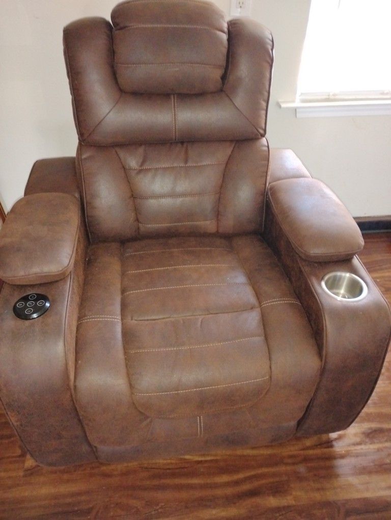 Ashley Bluetooth Recliner..$125