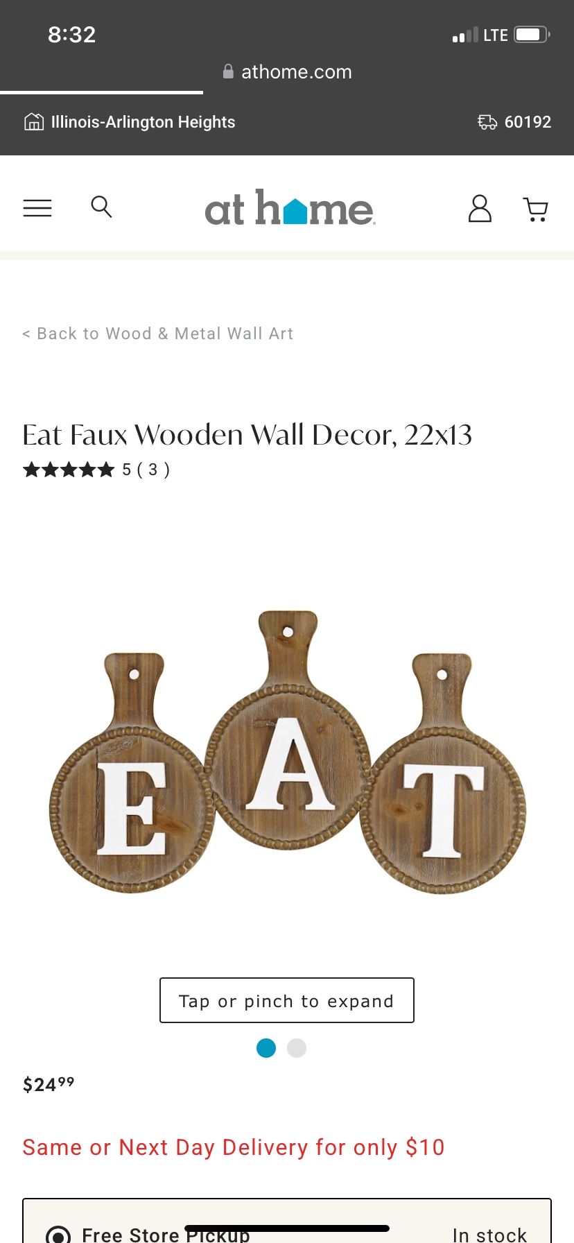 Kitchen Sign EAT