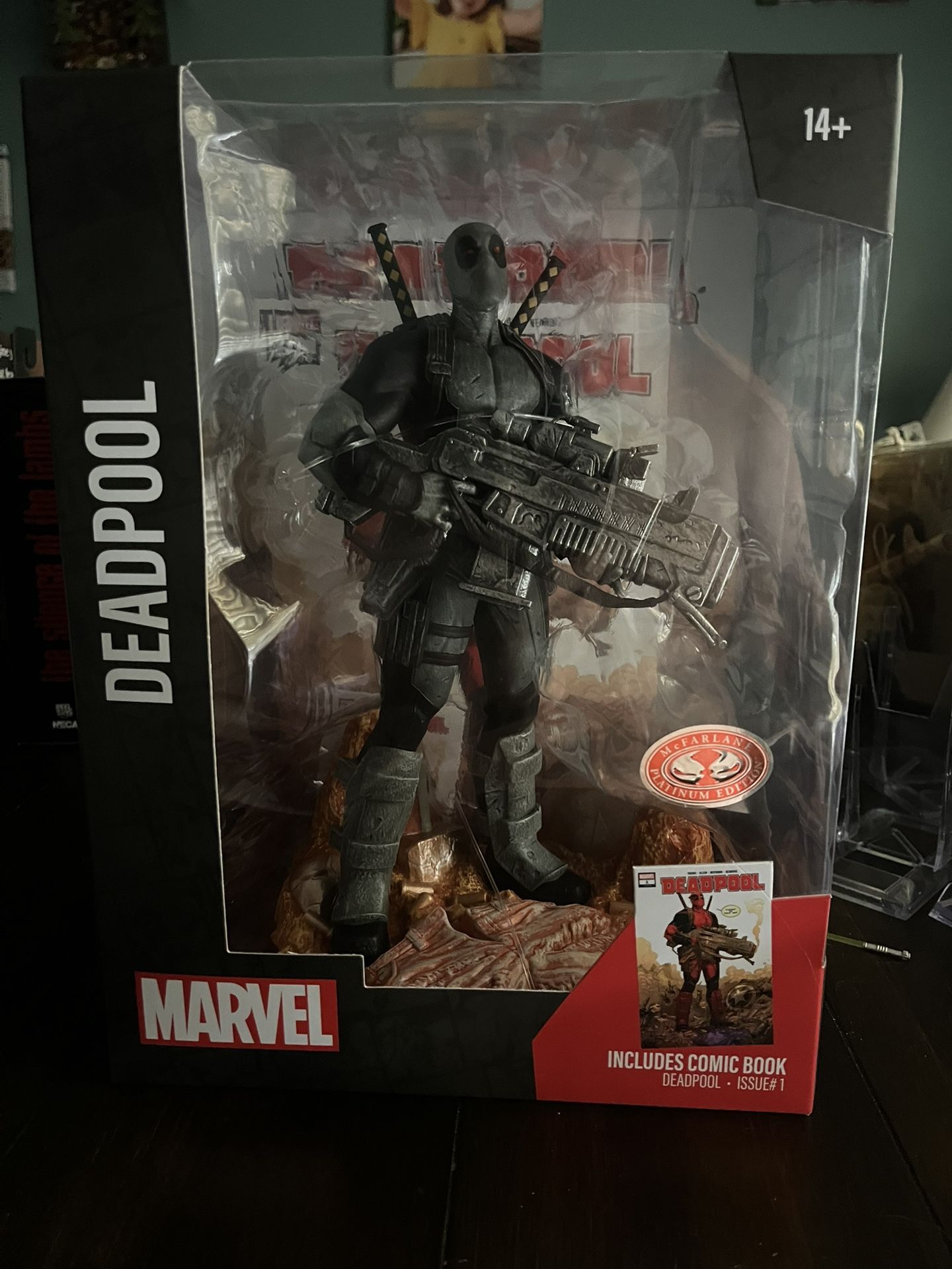 McFarlane Toys Deadpool Platinum Edition Unopened