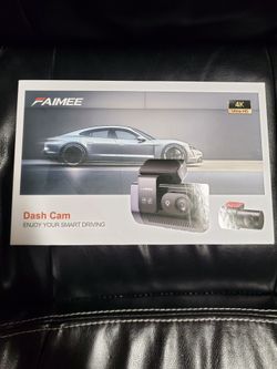 FAIMEE F6 4K Ultra HD Dual Dash Cam (Front & Rear)