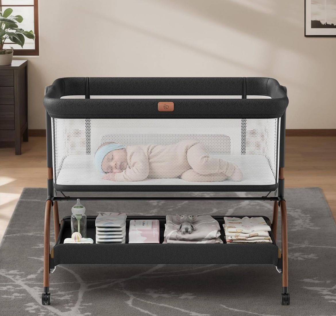 Baby Bassinet New In The Box Baby Bon New Cuna De Bebé Nueva En Su Caja