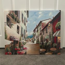 Mediterranean-style canvas wall art