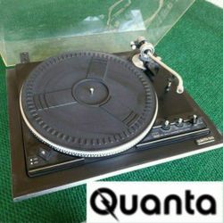 Rare Vintage QUANTA 500 TURNTABLE Record Player For PARTS Or REPAIR.