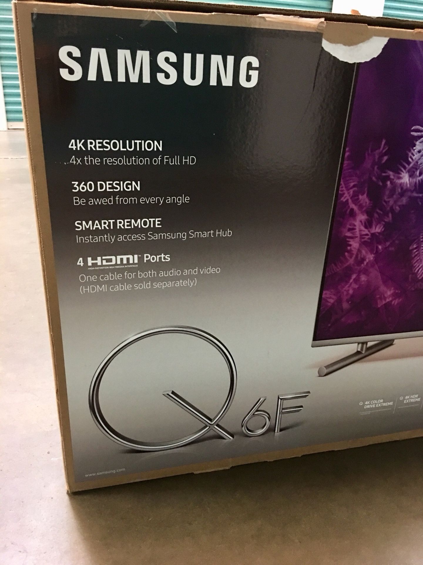 Samsung 55” 4K UHD QLED Smart TV Samsung QN55Q6FAMFXZA New In Box