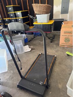 Under desk folding treadmill