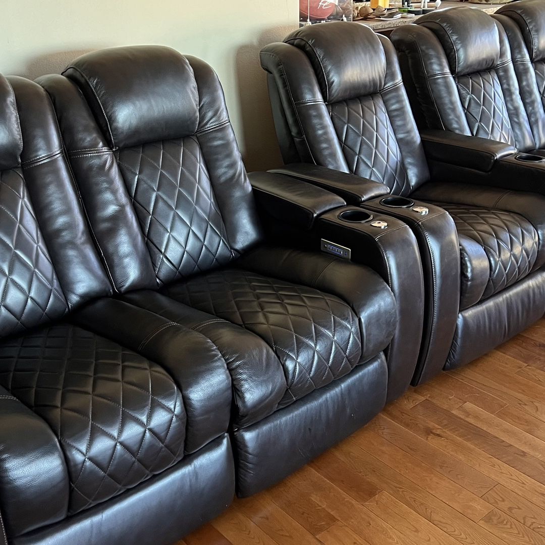 Leather Recliners. 