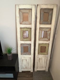 Picture frame shutters