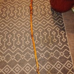 Walking Stick 5'4" Stained And Clear Coated.