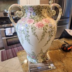 Don Swanson English Gardens Vase 16" tall