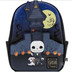 NIGHTMARE BEFORE CHRISTMAS LOUNGEFLY BACKPACK
