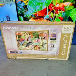 55” Hisense QLED Canvas Smart Google Tv 
