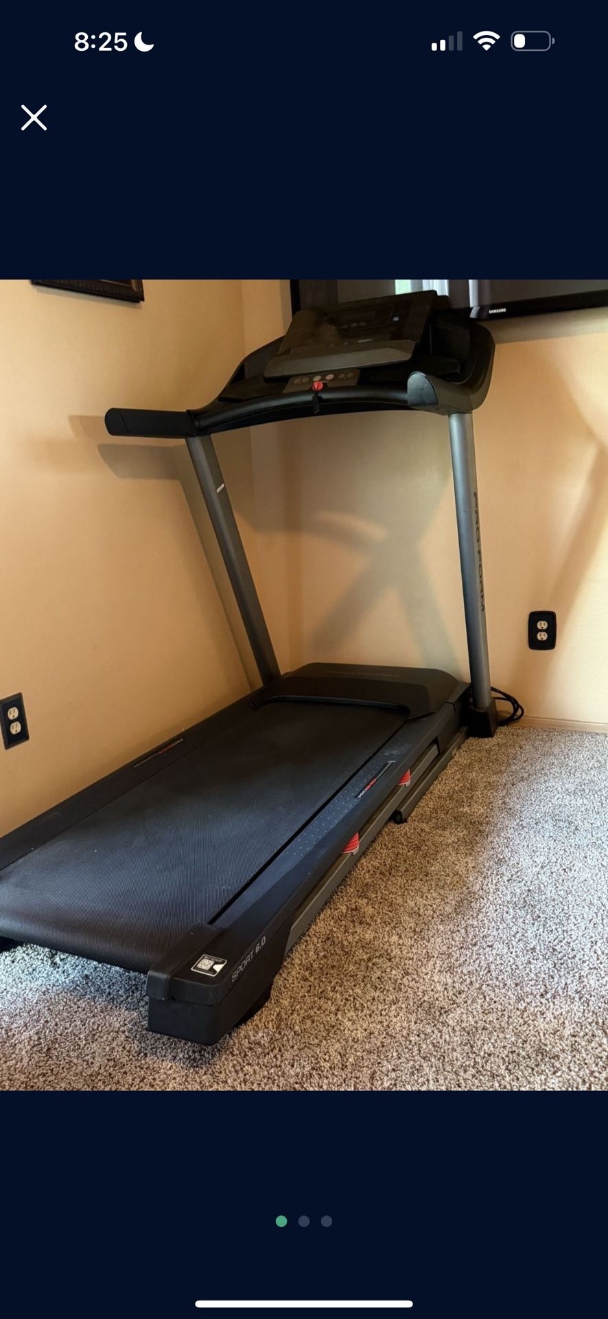 Pro Foam treadmill 6.0