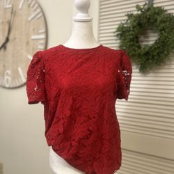 Woman’s Red lace Blouse 