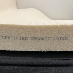 3” Thick King Size Organic Dunlop Latex Foam Mattress Topper (22ILD)