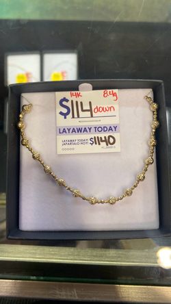 14k Ball Necklace