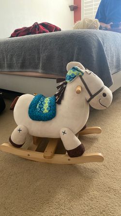 Children’s soft rocking horse