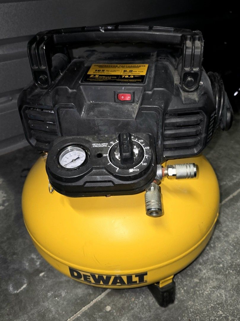 Dewalt 6 gallon pancake air compressor Almost new No low ball offers 