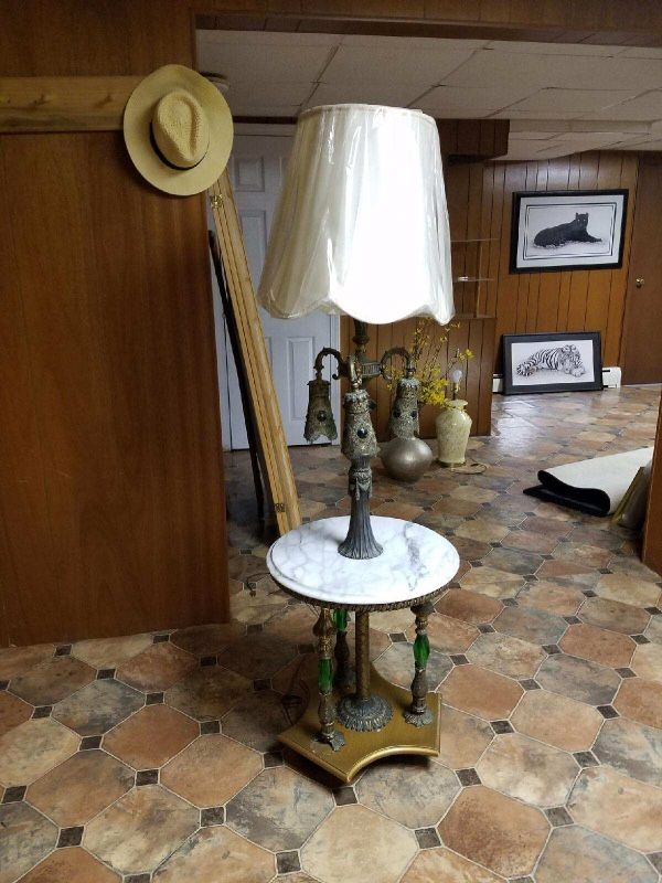 Antique Marble Lamp Table For In Methuen Ma Offerup