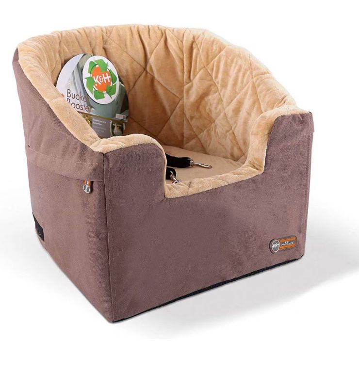 K&H Pet Products Bucket Booster Pet Seat, Tan, Small