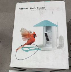 NETVUE Birdfy® Hummee Smart Hummingbird Feeder with Camera, Auto Capture Bird Videos & Birdwatching Up-Close, 2 in 1 Feeders Attract More Hummingbirds